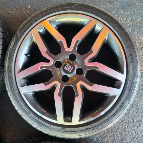 RODAS FIAT IDEA SPORTING ARO 17 4X98 KR E PNEUS 205/45