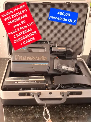 FILMADORA PROFISSIONAL ANTIGA p/colecionadores e decoração 
