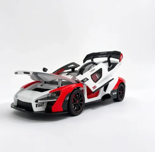 Miniatura McLaren Senna track edition e McLaren Senna GTR escala 1:24 Carro de metal