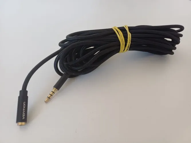 Cabo extensor P2/P3 3.5mm 4 vias 5m Vention
