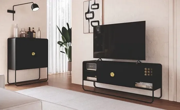Móveis com Design e Linhas Curvas/2 Peças, R$2.530,38!