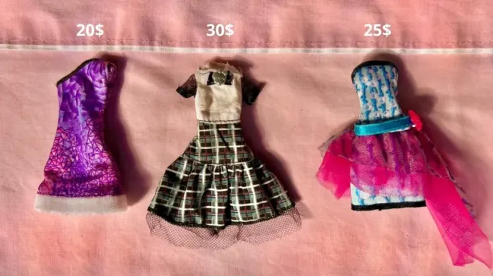 Vestidos das Bonecas Monster High