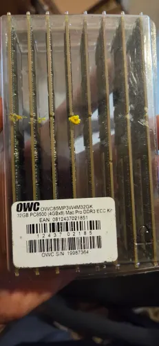 Kit OWC 32gb de ram ddr3 (Mac pro)