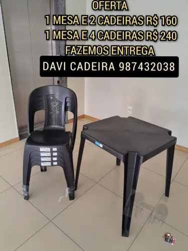MESA MAIS CADEIRA MCMCMC LAR PARA SUA CMXMCMC CASA DKDMD NOVA