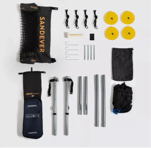 Kit rede Beach tênis portátil 