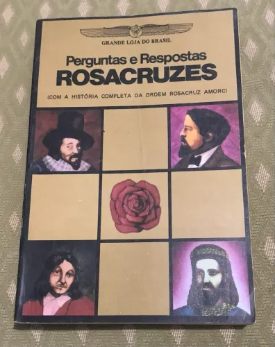 Livro perguntas e respostas rosas cruzes ótimo estado veja foros raro 