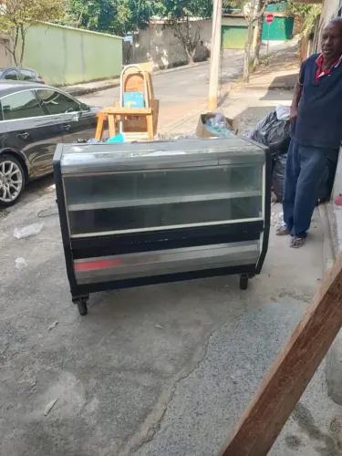 VENDO Freezer Expositor de Vidro Curvo 1100