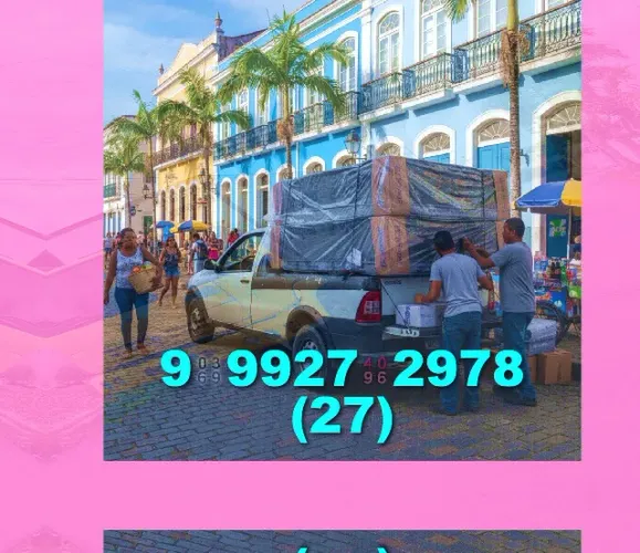Frete! transporte de cargas no Centro) e Jardim Primavera) a preços ótimos!