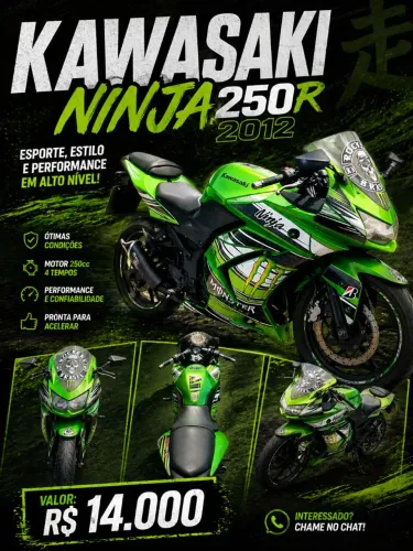 Kawasaki Ninja 250R 2012.