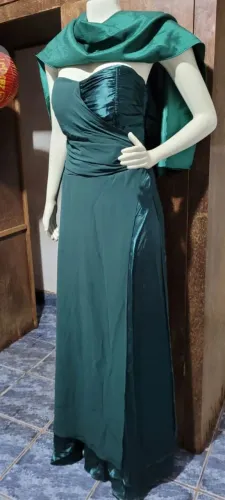 Vestido Festa verde M