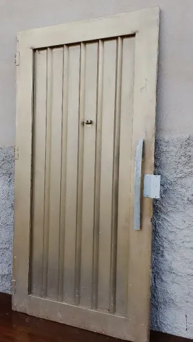 Portão social barato chapa grossa 700 reais