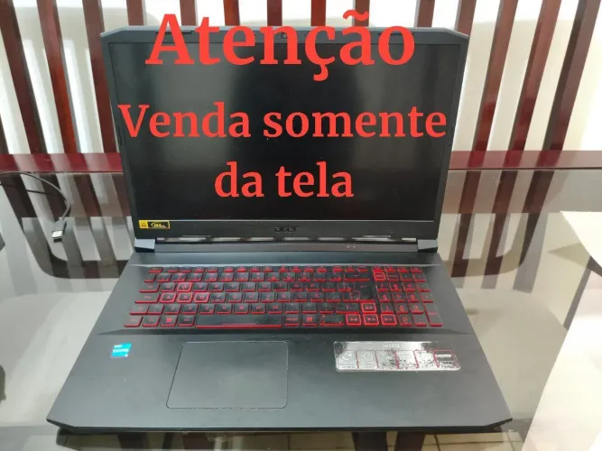 Tela notebook Acer Nitro 5 An517-54-59kr, 17 polegadas