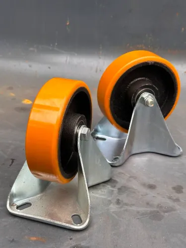 4 Rodizios de 5" Fixos