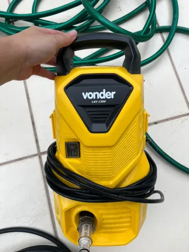 Lavadora lav1300 da vonder portátil + mangueira de 20 metros