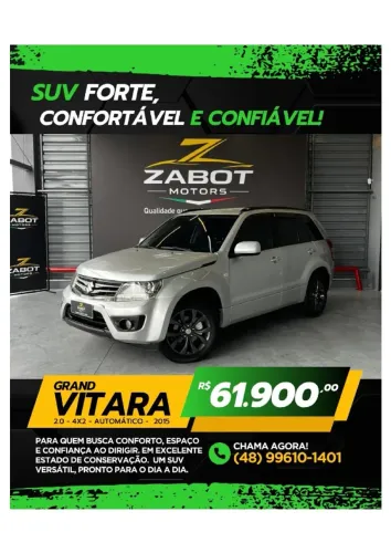 Suzuki Grand Vitara 2.0 16V 4x2/4x4 5P Aut. 2015