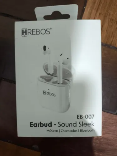 Fone Bluetooth Hrebos Eb-007 Sound Sleek Design Slim