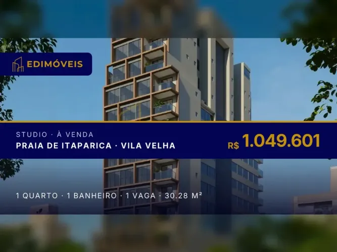 Oportunidade na Praia de Itaparica: Studio cobertura com 1 quarto e alto potencial