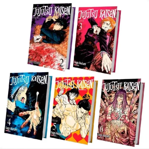 Combo mangás Jujutsu Kaisen 2 ao 6