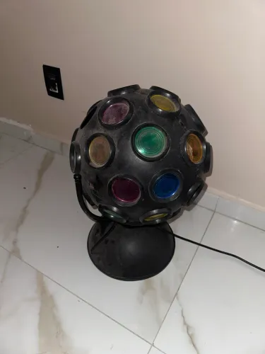 Lâmpada De Bola De Discoteca Dj Iluminação Rotativa