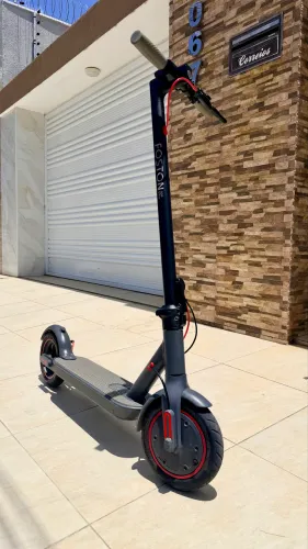Patinete Foston Elétrico S09 Pro bateria 10400mAh cor cinza escuro