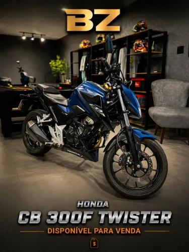 HONDA CB300F TWISTER - Baixo Km - Impecável