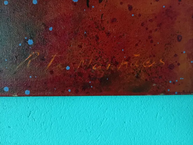 Quadro da artista Rita manhães