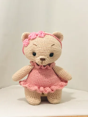 Ursinha bailarina em amigurumi novo