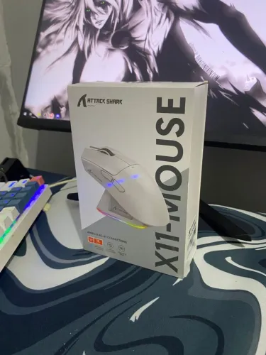 ATTACK SHARK X11 LACRADO - NOVO NA CAIXA