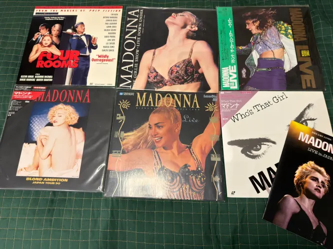 Lote de Laserdiscs Madonna