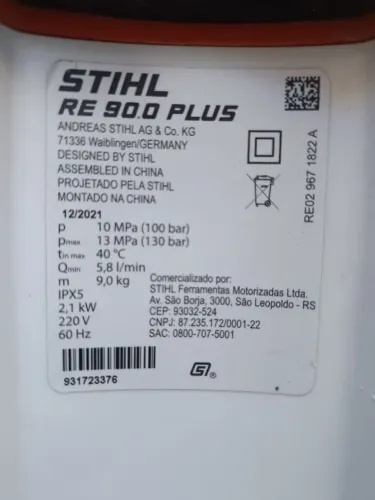 Vende- se STIHL RE 90.0 PLUS