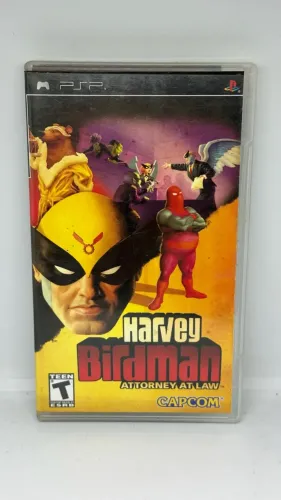 JOGO PSP HARVEY BIRDMAN ORIGINAL COM CAPA