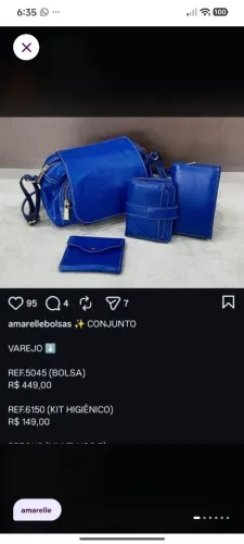 Bolsa de couro legítimo amarelle