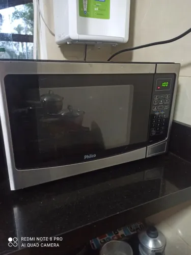 Microondas Philco com defeito