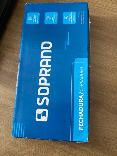 Fechadura Soprano nova, mas com o cilindro danificado(trocar ou concertar)