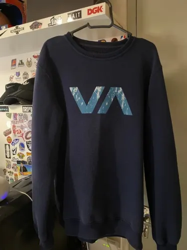 Moletom RVCA G azul original
