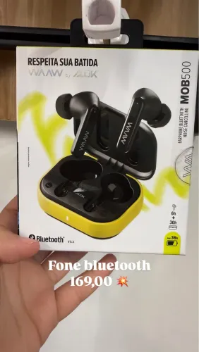 Fone de ouvido bluetooth