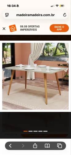 Mesa retangular