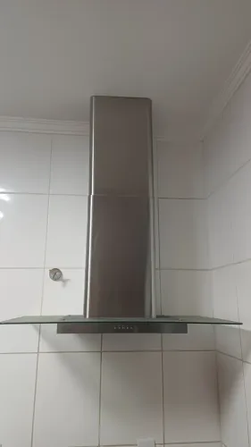 Exaustor/coifa Electrolux para fogão 6 bocas aço escovado com vidro 220V