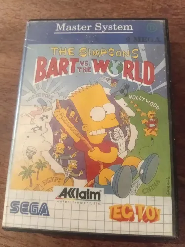 Cartucho Master System The Simpsons Bart VS The world