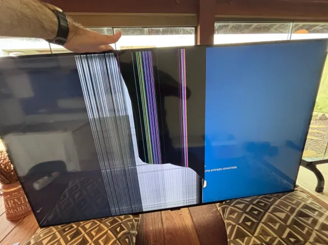 TV 50 pol. Samsung UN50TU8000G | C/ DEFEITO | RETIRADA DE PEÇAS 