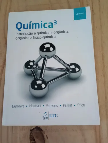 Livro Química: introdução à química inorgânica, orgânica e físico-química vol 1.