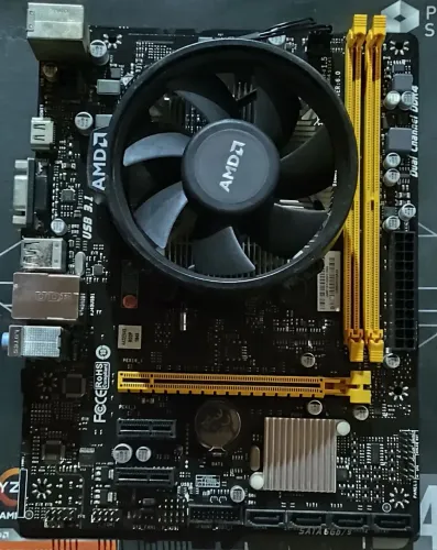 Placa Mãe + Processador Ryzen 2600
