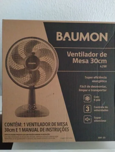 Ventilador de mesa Baumon 30cm