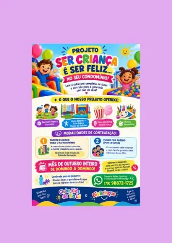 Recreação Dia das Crianças e Eventos Infantis