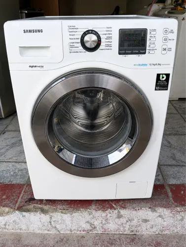 Lava e seca Samsung ecobublle 10.1 kg 6.0 secagem