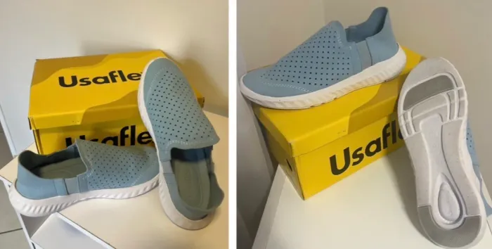 TÊNIS SLIP ON COURO CAMURÇA USAFLEX - TAM 37