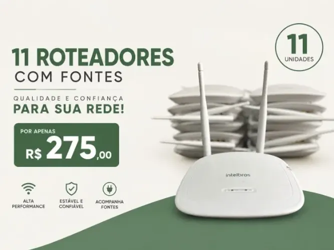 ROTEADOR INTEBRAS 2.4 USADO SEM FONTE