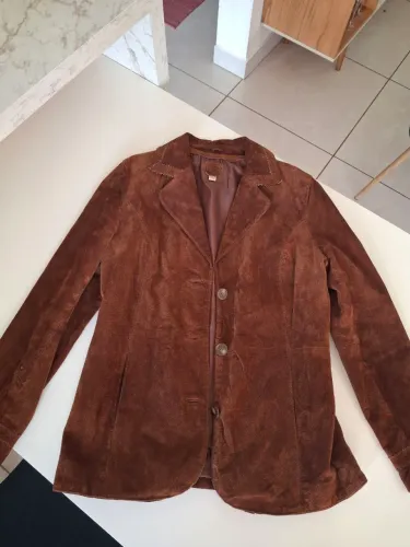 Blazer Wilsons Leather Original 100% Couro Legítimo Tamanho G - Vintage Jaqueta