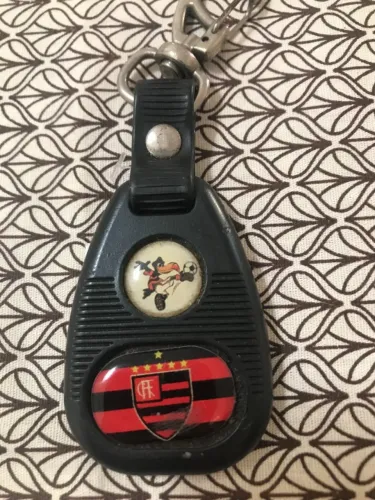 Chaveiro Vintage Do Flamengo E Do Mascote