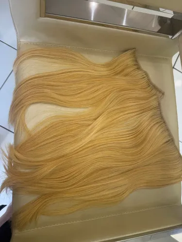 Mega hair loiro brasileiro